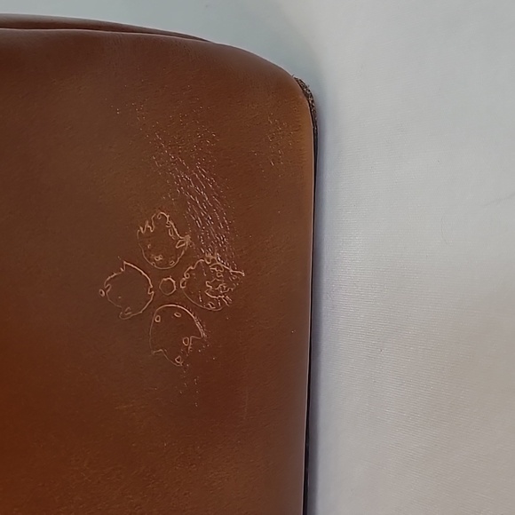 Patricia Nash Empoli Satchel with Crossbody Strap/ Brown Leather/ Metal Handles - Picture 2 of 16